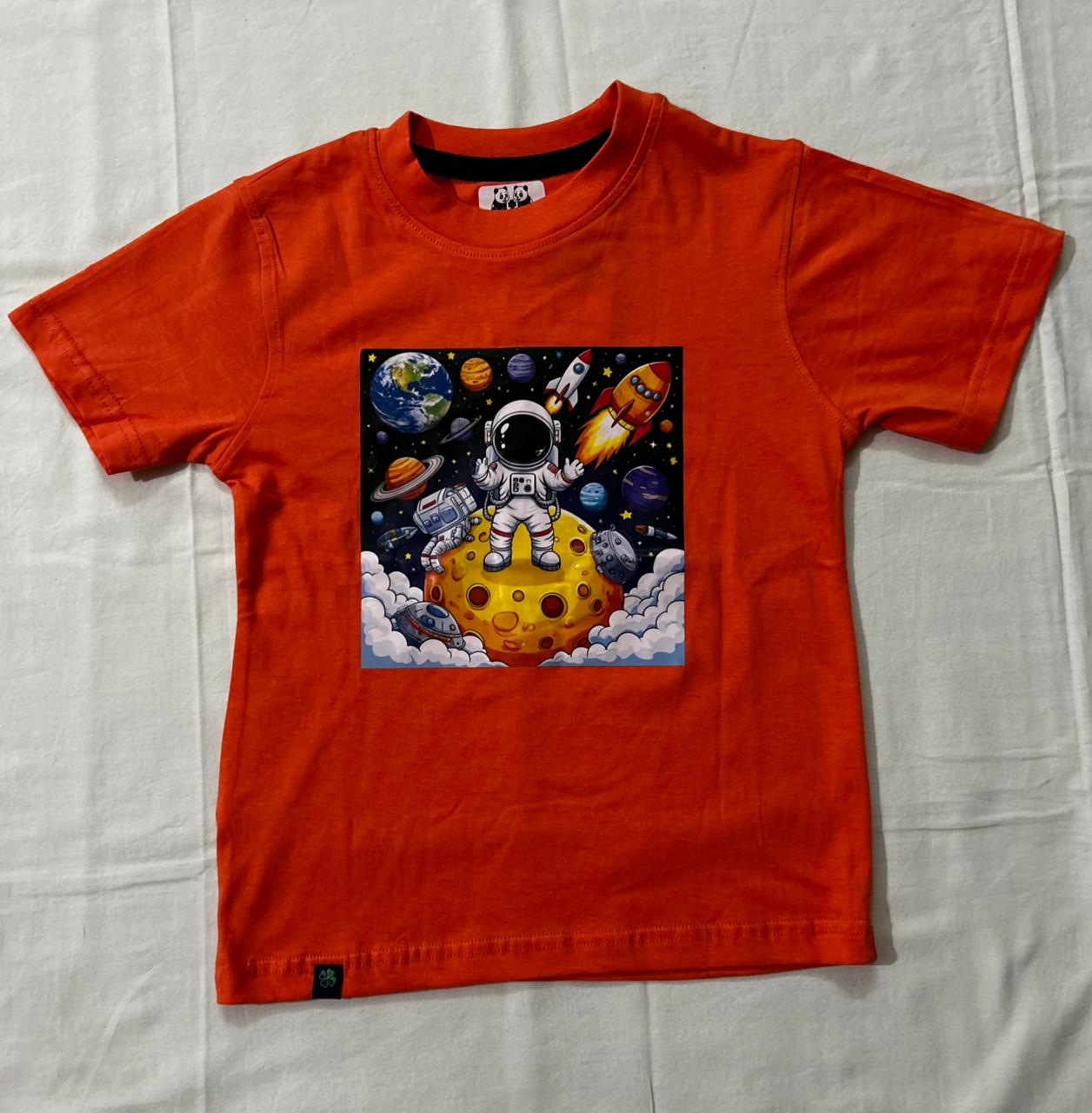 Astronaut printed Tshirt for Kids