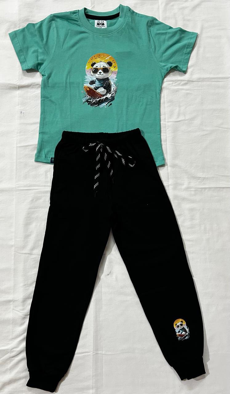 Panda T-shirt and Jogger Set