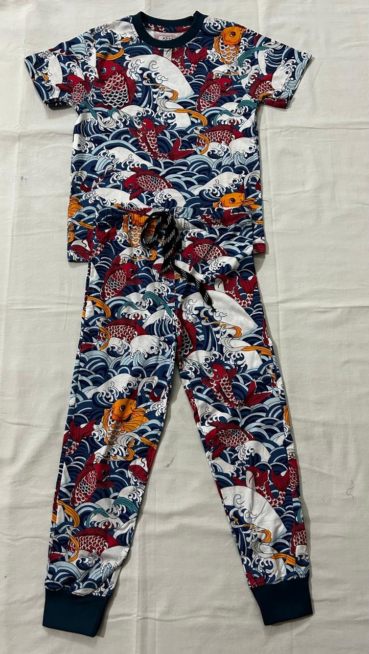 Fish T-shirt and Jogger Set