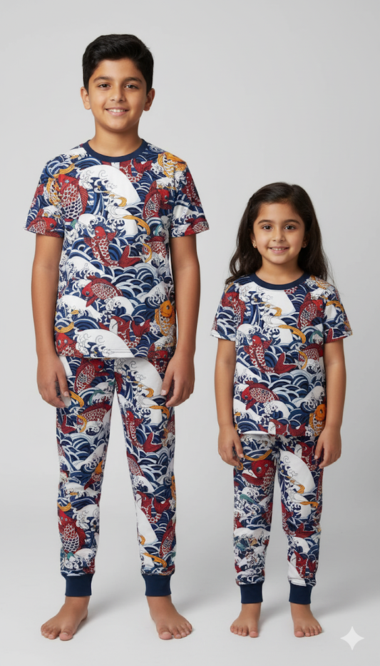 Fish T-shirt and Jogger Set