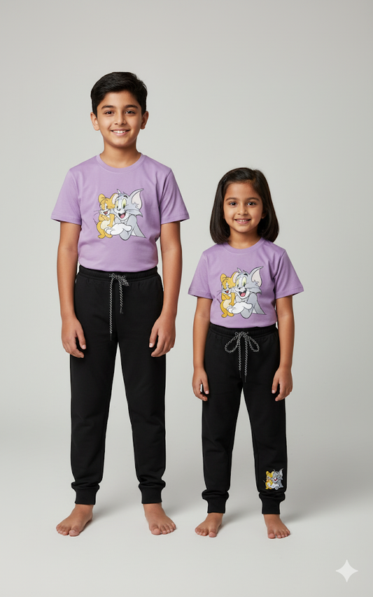 Tom and Jerry T-shirt and Jogger Set