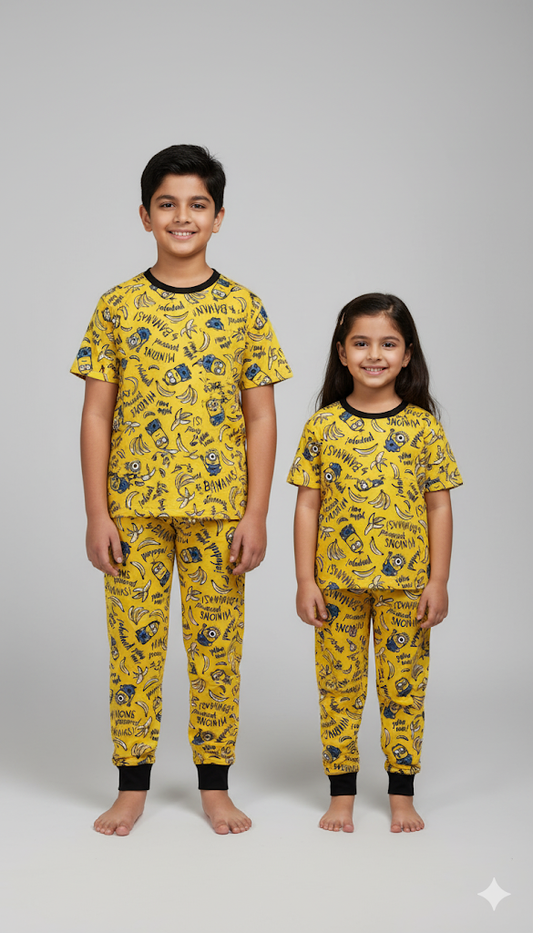 Minion T-shirt and Jogger Set
